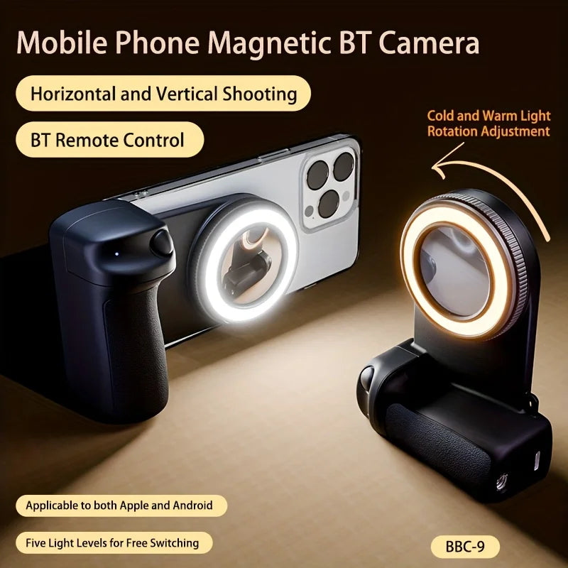 📸 Poignée Bluetooth Magsafe 2025 – Déclencheur Photo & Stabilisateur Intelligent