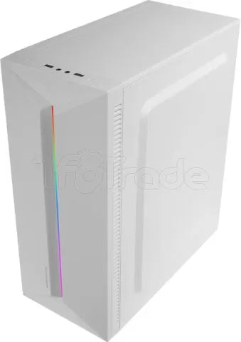 Boitier Moyen Tour ATX Mars Gaming MC-Blaze RGB avec panneaux vitrés (Blanc)