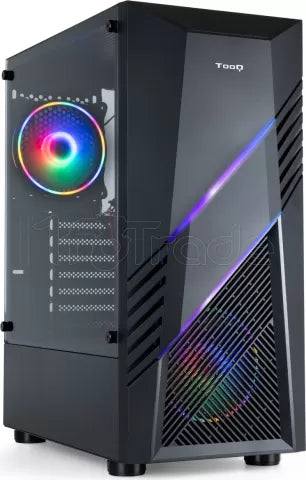 Boitier Moyen Tour ATX TooQ BioHazard TQGCC102 RGB avec panneau vitré (Noir)