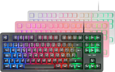 Clavier Gamer Mars Gaming MK023 RGB (Rose)