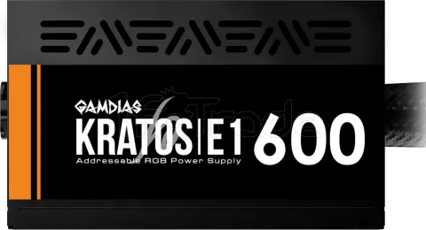 Alimentation ATX Gamdias Kratos E1-600 RGB - 600W (Noir)