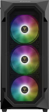 Boitier Moyen Tour ATX Gamdias Aura GC1 Elite RGB avec panneau vitré (Noir)