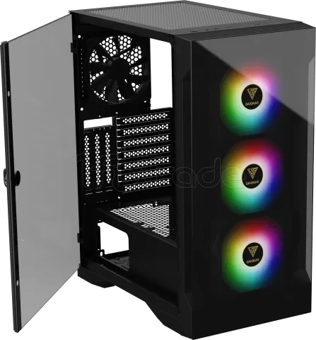 Boitier Moyen Tour ATX Gamdias Talos E2 Elite RGB avec panneaux vitrés (Noir)