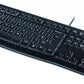 Clavier Logitech K120 Qwerty USB (OEM) (Noir)