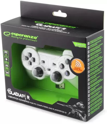 Manette de jeu sans fil Esperanza Corsair EG106 (Blanc)