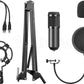 Microphone Mars Gaming MMicPro avec bras de montage (Noir)