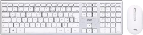 Pack 2en1 (Clavier/Souris) sans fil We (Gris/Blanc)